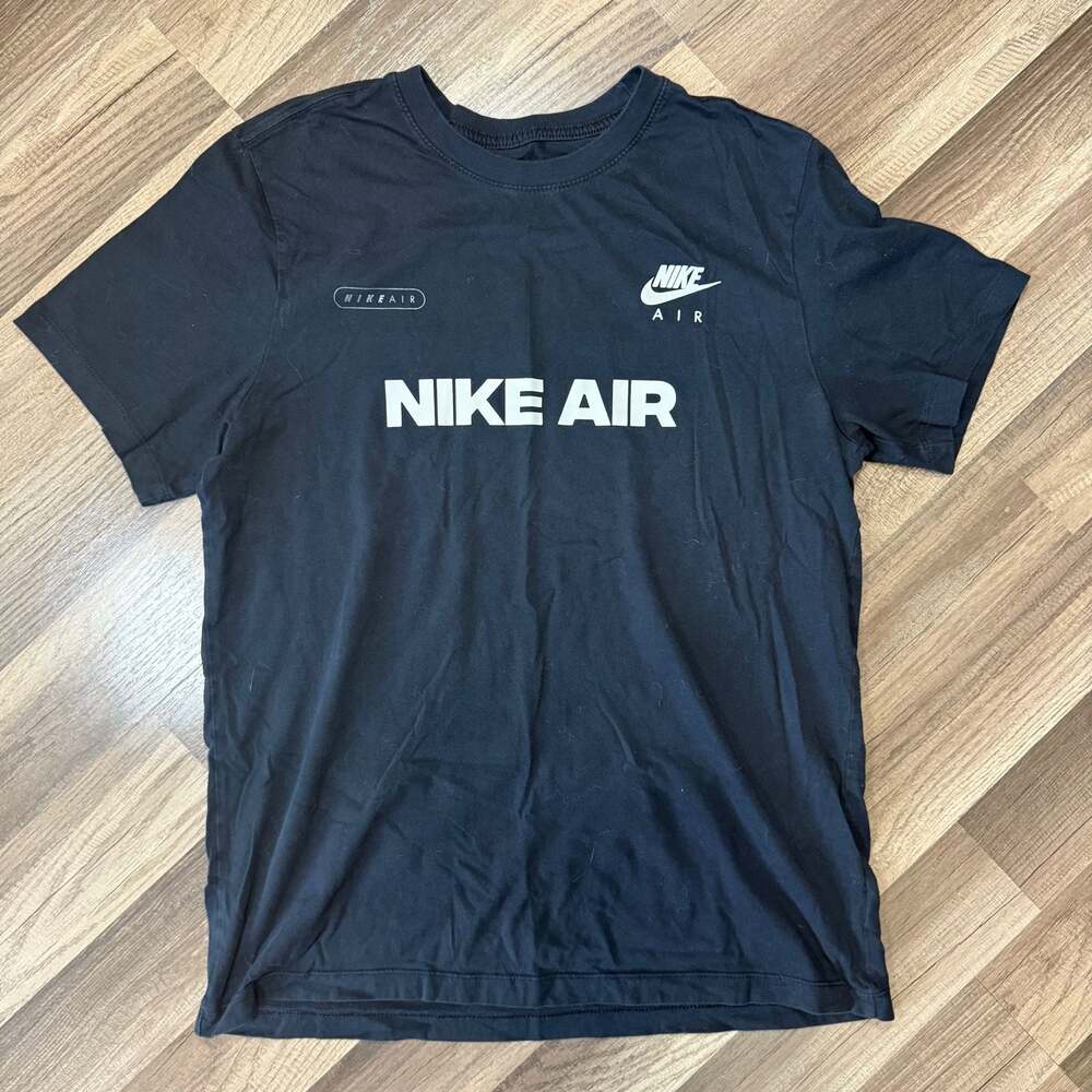 Nike Air Logo Graphic T-Shirt Black Men's Size Large